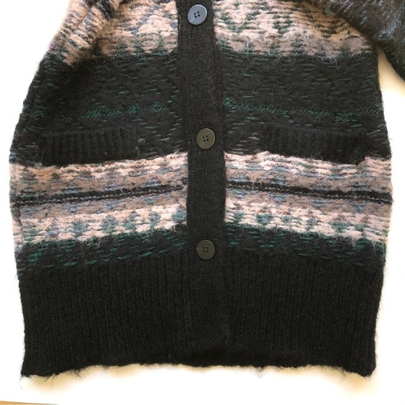 Vanessa Bruno Athe Long Wool Oversized Sweater Cardigan - Picture 6 of 13